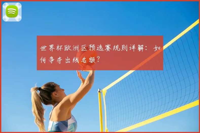 世界杯欧洲区预选赛规则详解：如何争夺出线名额？